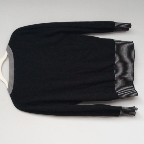 Antipast Wool/Silk Blend Cardigan Black & Gray Sweater Size M/L - Picture 2 of 10